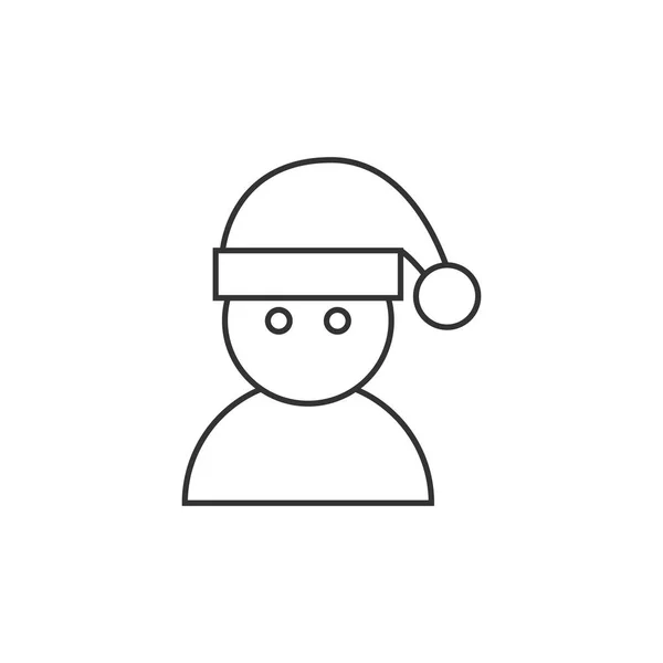 Дизайн иконы Снеговика — стоковый вектор
