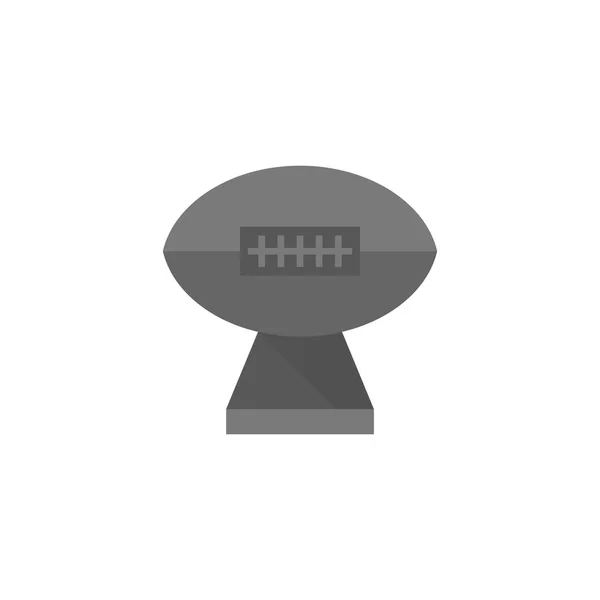 Flat icon - American footbal trophy — Stock Vector