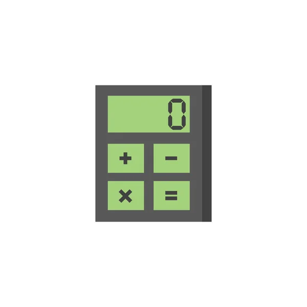 Platte icon - Calculator — Stockvector