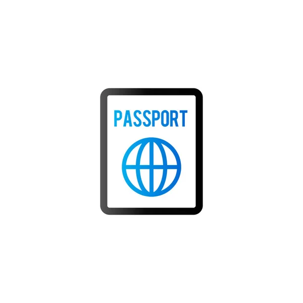 Duo sesi Icon - pasaport — Stok Vektör