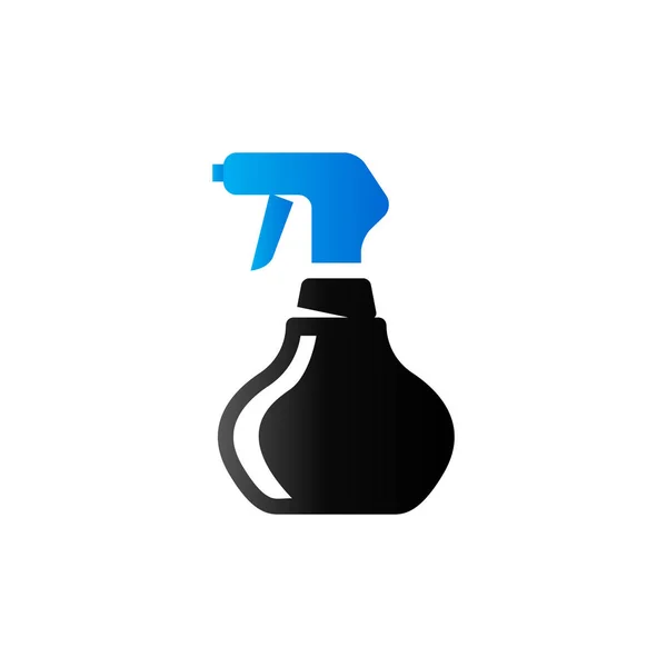 Duo Tone ikonen - spruta flaska — Stock vektor