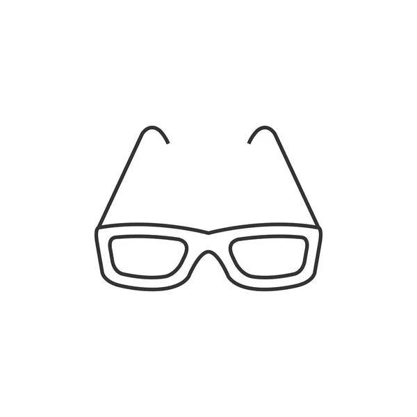 Значок контура - очки — стоковый вектор