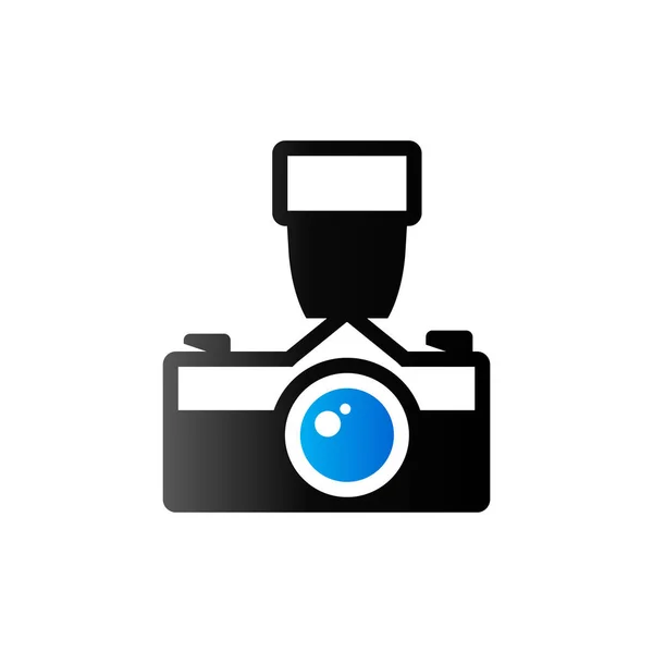 Duo Tone Icon - oude camera — Stockvector
