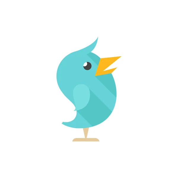 Płaskie ikona - ptak — Wektor stockowy