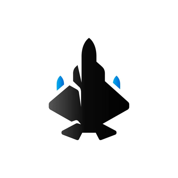 Duo tone icon - Kampfjet — Stockvektor