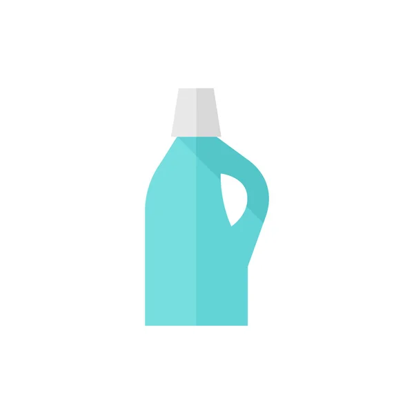 Flat ikonen - tvättmedel flaska — Stock vektor