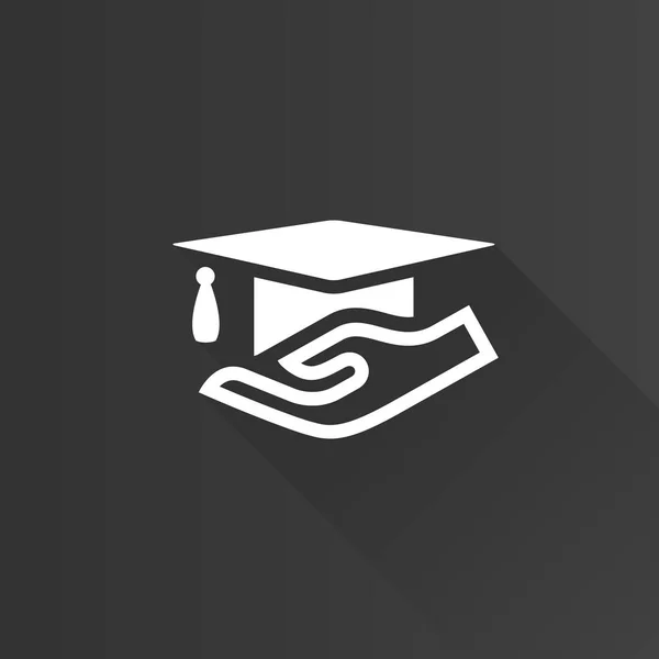 Metro Icon - Hand bedrijf diploma — Stockvector