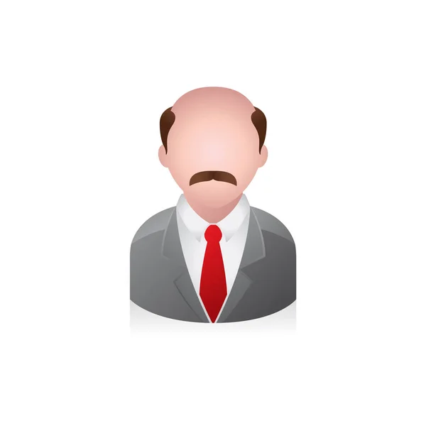 Hombre de negocios avatar icono — Archivo Imágenes Vectoriales