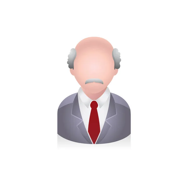 Businessman avatar icône — Image vectorielle