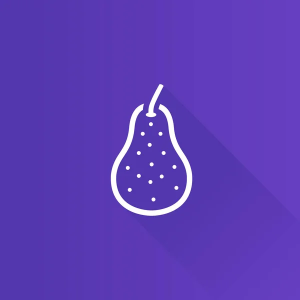 Metro Icon - Pear — Stockvector