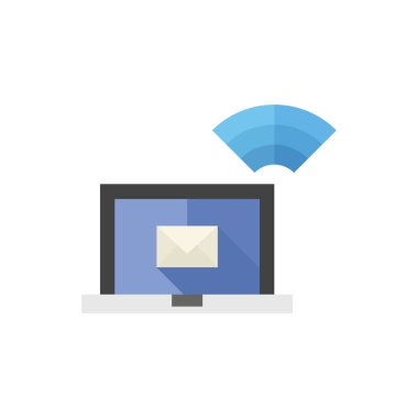 Düz simgesi - dizüstü bilgisayar