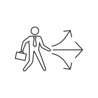 Anahat simgesini - işadamı seçim