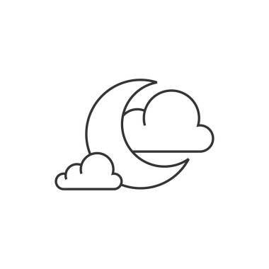 Anahat simgesini - Hava bulutlu bulutlu