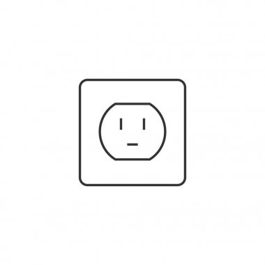 Anahat simgesini - elektrik prizine