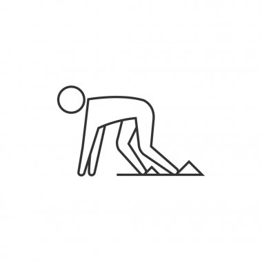 Anahat simgesini - başlangıç runner