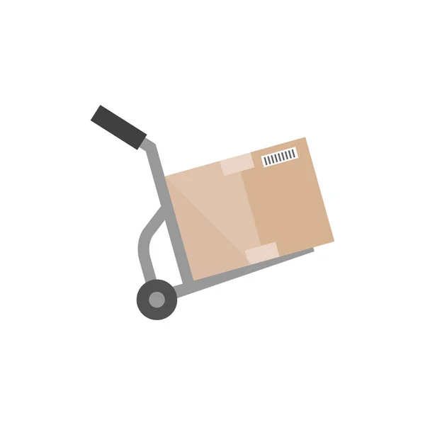 Platte icon - Hotel trolley — Stockvector