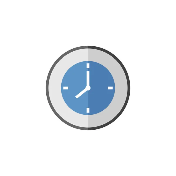 Icono plano - Reloj — Vector de stock