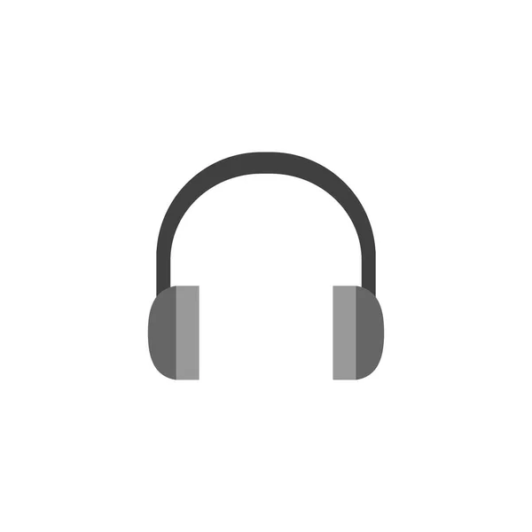 Επίπεδη εικόνα - ακουστικά — Διανυσματικό Αρχείο