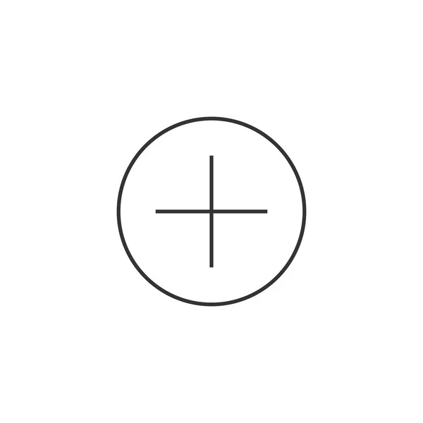 Osnovy ikona - znaménko Plus — Stockový vektor