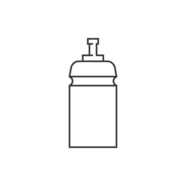 大纲图标-循环水的瓶子 — 图库矢量图片