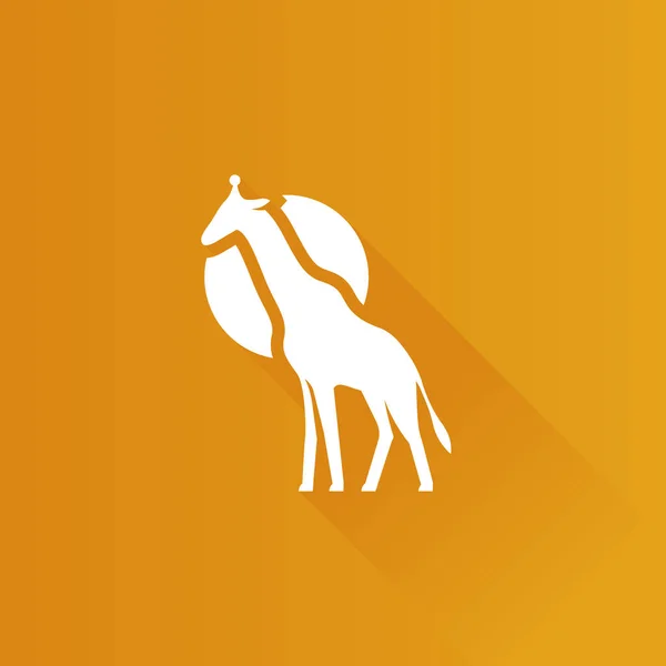 Metro Icon - zürafa — Stok Vektör