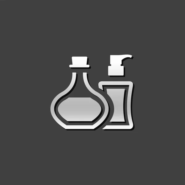 Metalliska ikonen - aromaterapi — Stock vektor