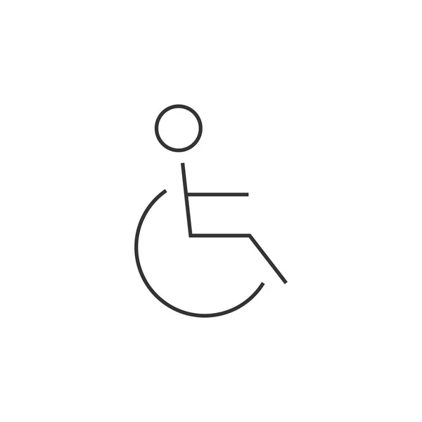 Icono del esquema - Acceso para discapacitados — Archivo Imágenes Vectoriales