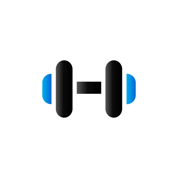 Duo Tone ikonen - hantel — Stock vektor