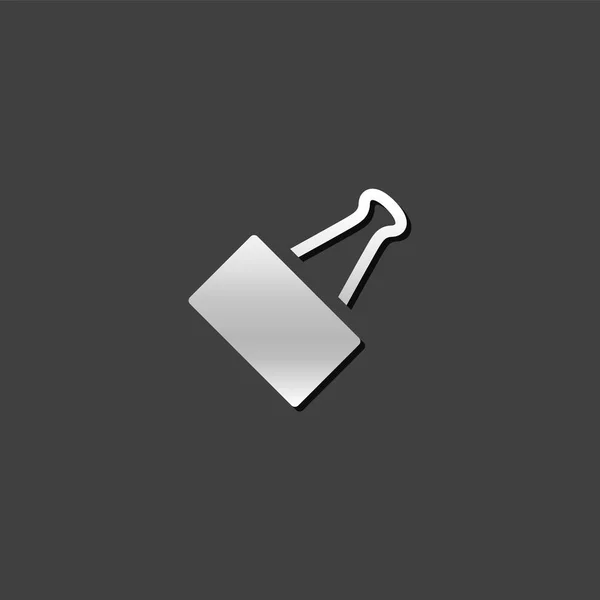Binder Clip icono — Vector de stock