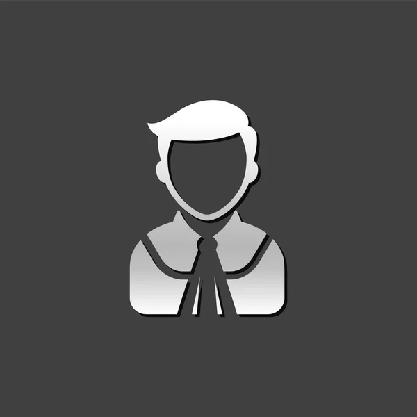 Bíró avatar ikon — Stock Vector