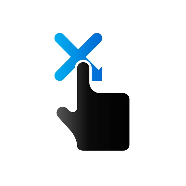 Duo Tone ikonen - gest — Stock vektor