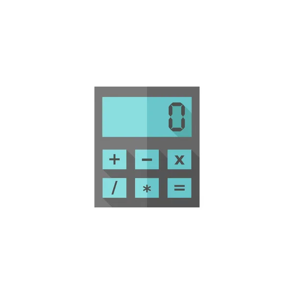 Płaskie ikona - kalkulator — Wektor stockowy