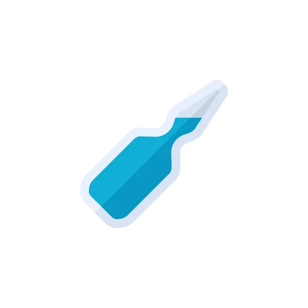 Platte icon - ampul — Stockvector