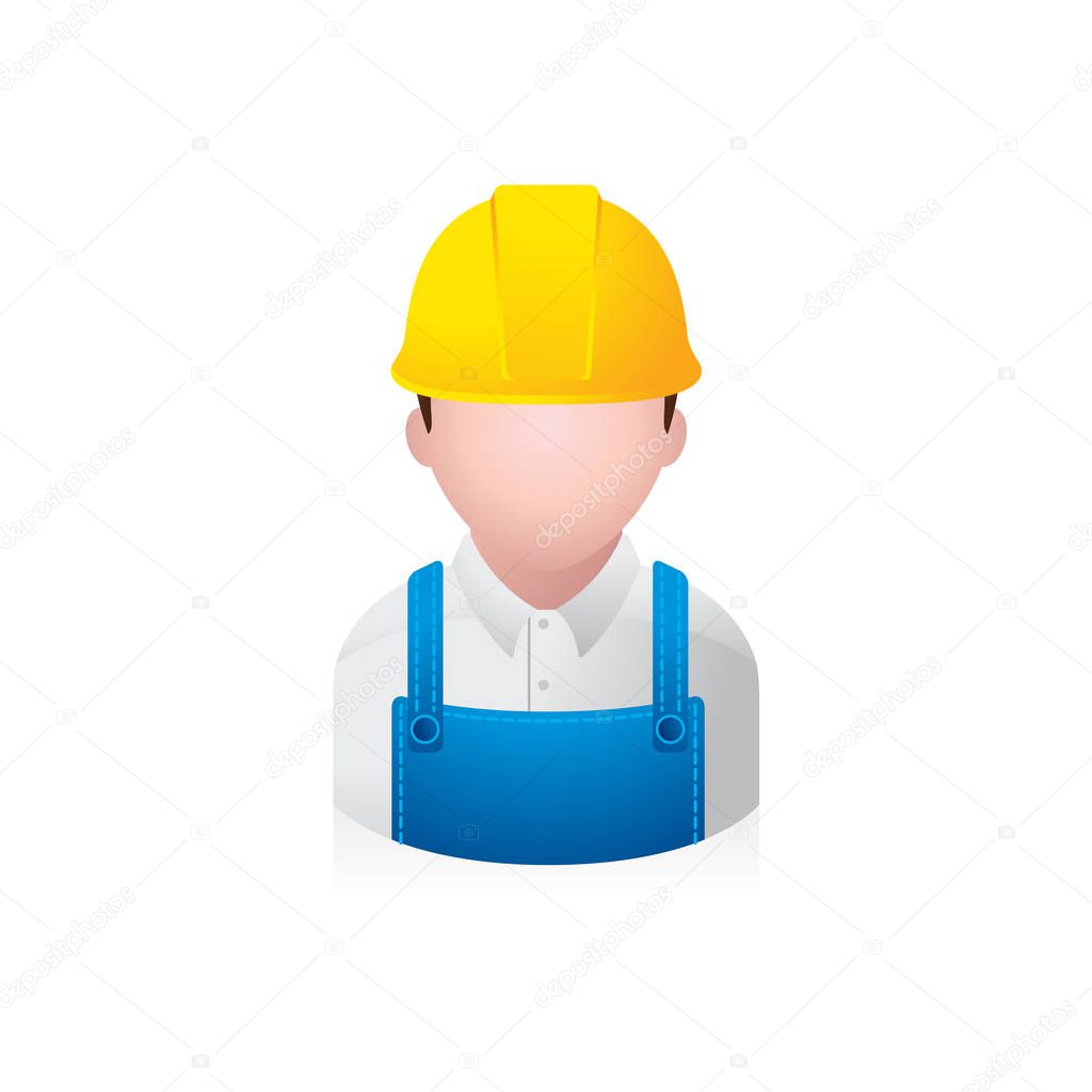 Construction worker avatar