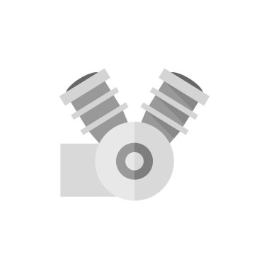 Düz simgesi - Motorccycle makine