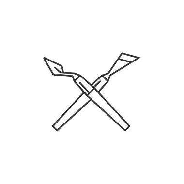 Anahat simgesini - resim spatula