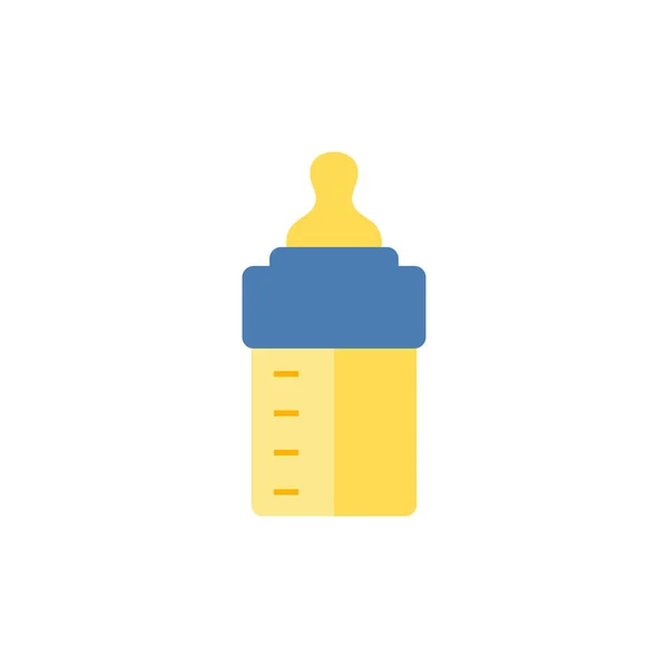 Flat icon - Milk bottle — Stock Vector