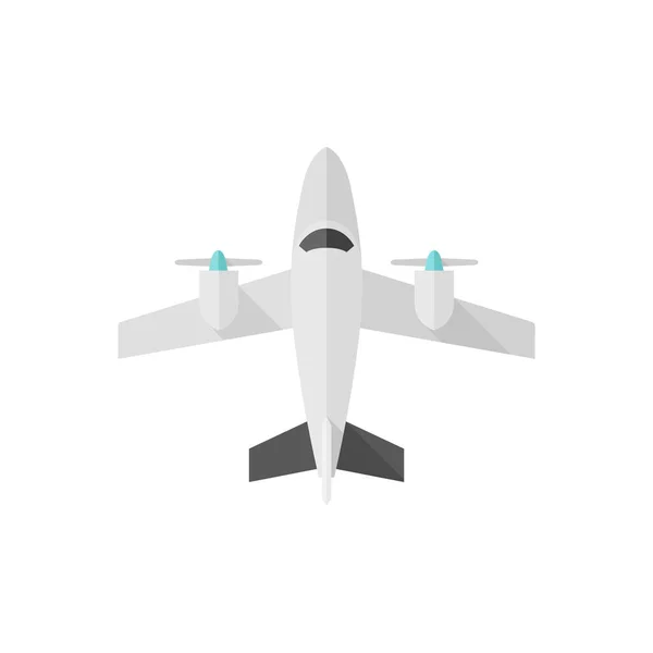 Icono plano - Avión Vintage — Vector de stock