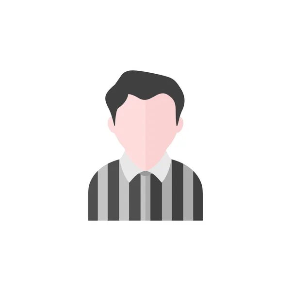 Icône avatar arbitre — Image vectorielle
