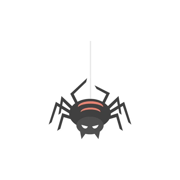 Flat ikonen - Spider — Stock vektor