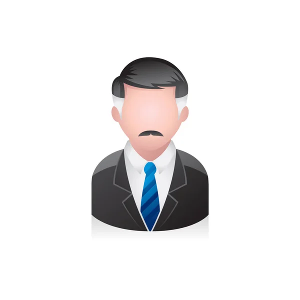 Businessman avatar icône — Image vectorielle