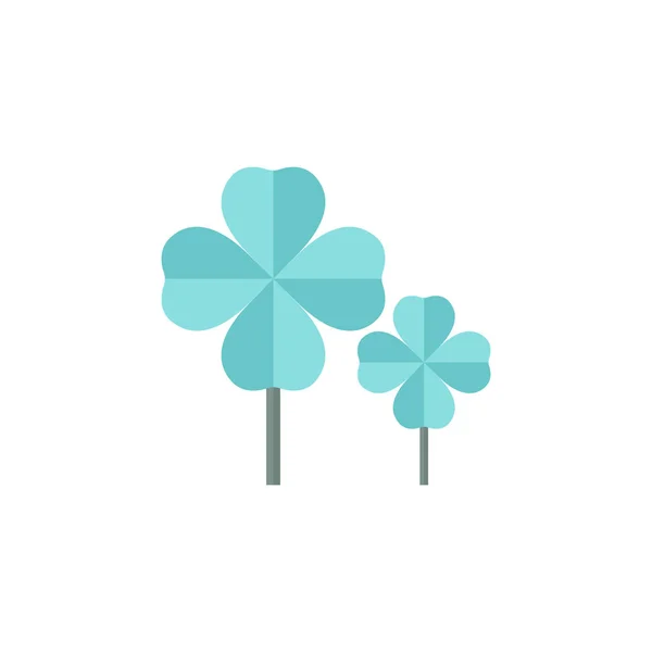 Flat icon - clover — Stock Vector