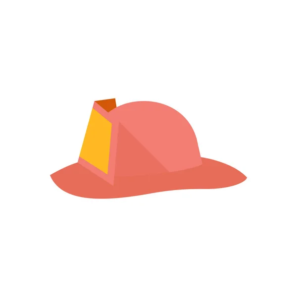 Flat icon - Fireman hat — Stock Vector