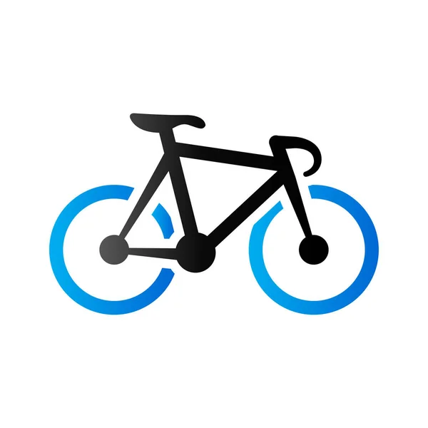 Duo Tone значок - трек велосипед — стоковий вектор