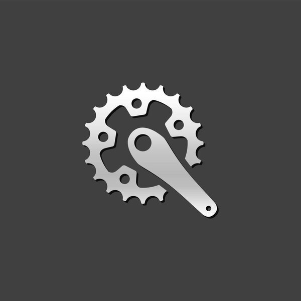 Metallic Icon - Bicycle crank set