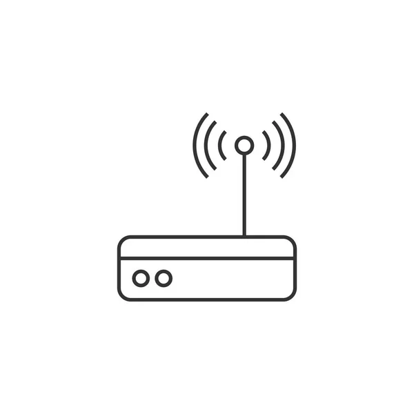 Icône de contour - Routeur — Image vectorielle