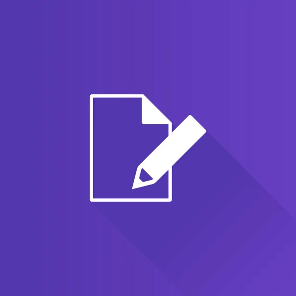 Metra ikona - úpravy dokumentu — Stockový vektor