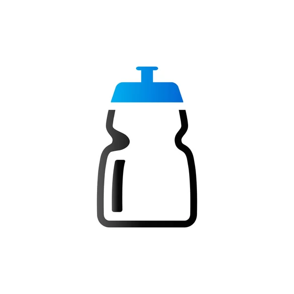 Duo tone icon - Radeln Wasserflasche — Stockvektor