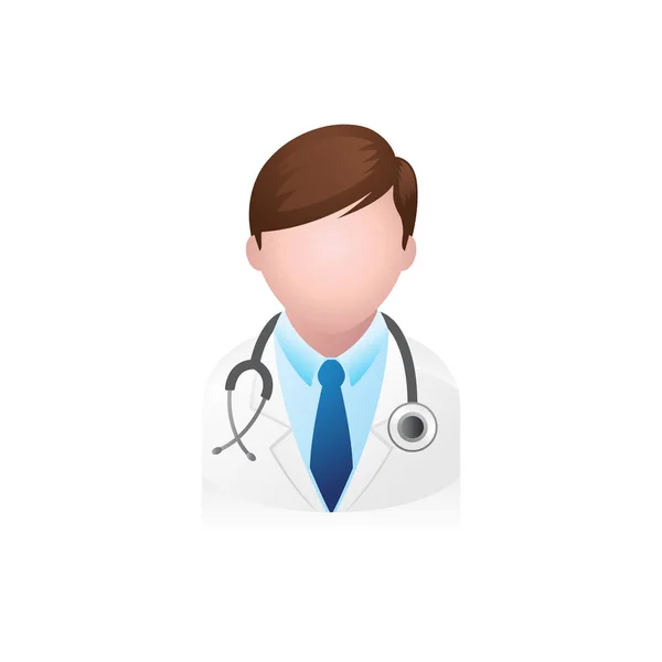 Icono de Doctor avatar — Vector de stock