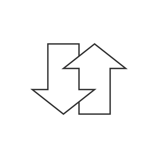 Outline icon - Arrows — Stock Vector